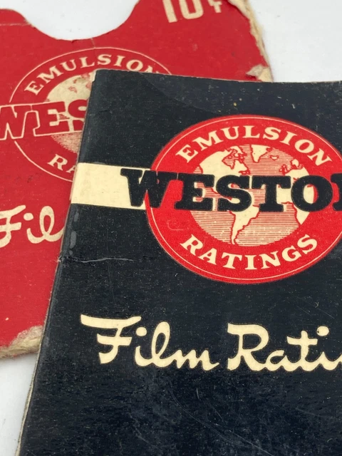 Folleto guía manual Newark con clasificaciones de película exposición iluminación emulsión