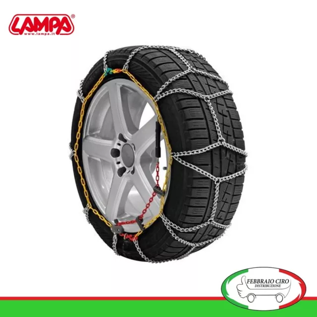 Catene da neve 215/55R17 215/55-17 7mm Lampa RX-7 Omologate Gruppo 10 - 16392 2