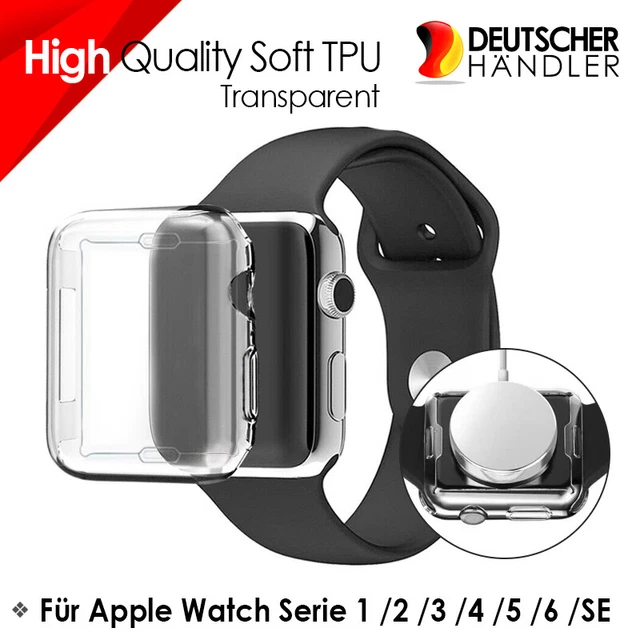 Apple Watch Schutzhülle Serie1 2 3 4 5 6 SE Hülle Case Displayschutz 38/40/42/44