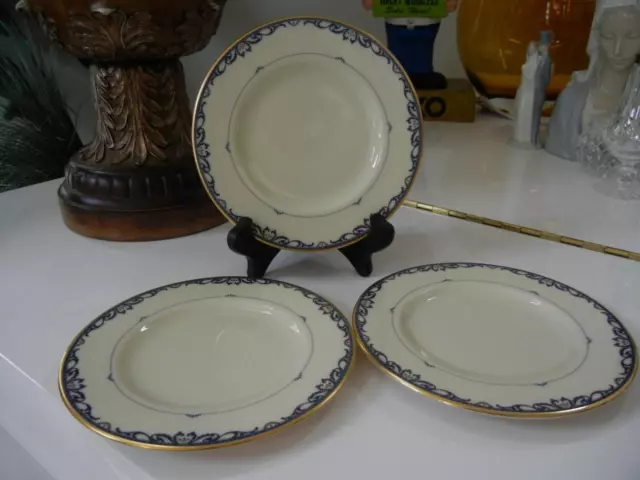 Euc Lenox Liberty Presidential Bread & Butter Appetizer Plates Set Of 3