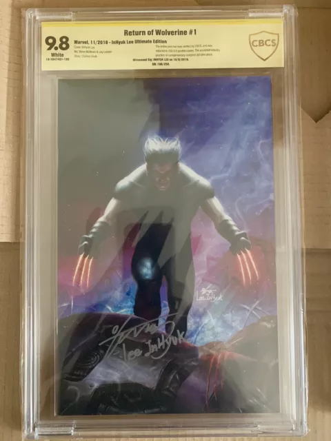 Return of Wolverine #1 signed CBCS 9.8 Ultimate Edition