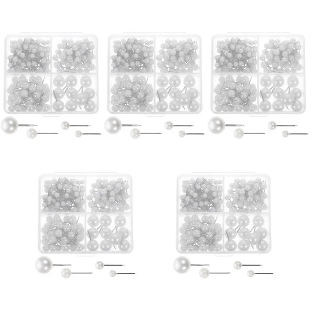 200 Pcs Perlenzeichnung Reißzwecke Haushaltsgeräte Kartenstift