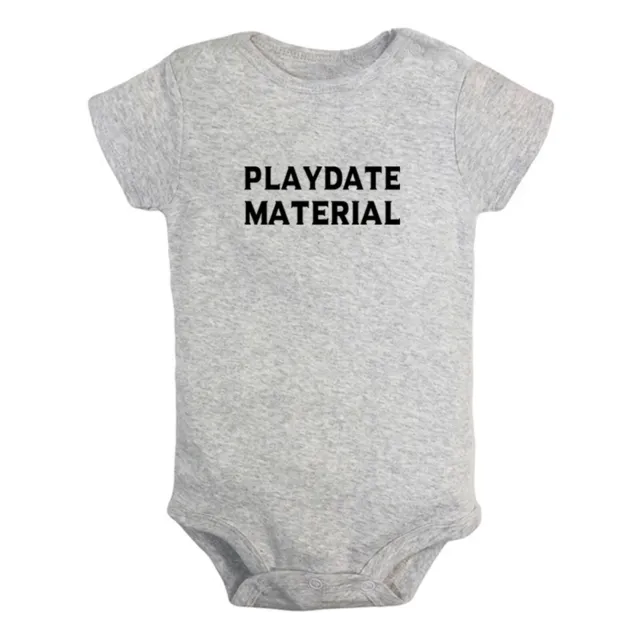 Playdate Material Funny Romper Baby Bodysuit Newborn Infant Jumpsuit Kids Outfit