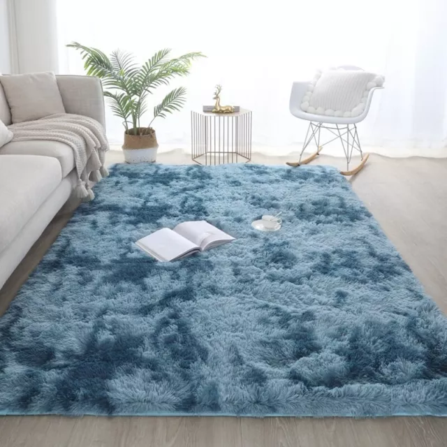 Luxury Fluffy Rug Ultra Soft Shag Carpet For Bedroom Living Room Area Rugs Gift