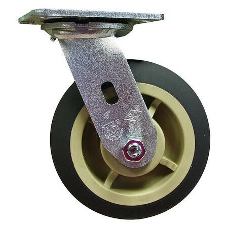 Royal Basket Trucks G06-Grx-Crb-Sun Swivel Caster,6 In. Polyurethane