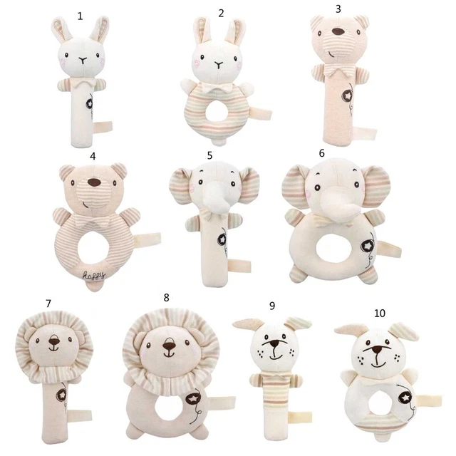 Baby Hand Bell Soft Plush Stuffed Decoration Infant Bed/Sofa Relax Supplies