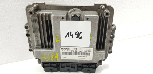 Renault Scenic II 1.9 DCI Unité de Commande Moteur 0281011275 8200305678 #1496
