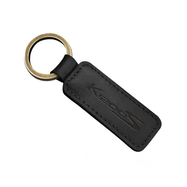 Key Ring Motorcycle Keychain Black Leather Gift Accessories for BMW K1200S