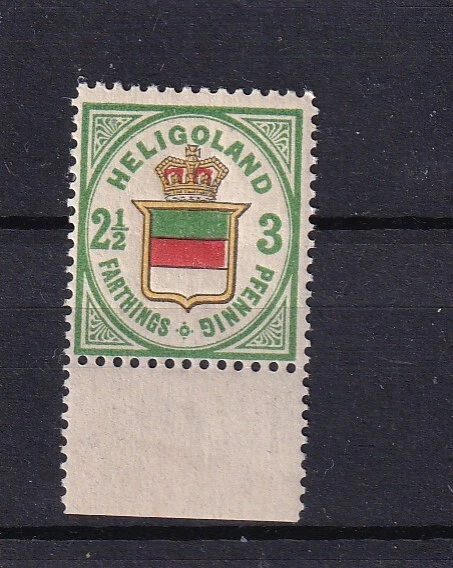 Altdeutschland  , Helgoland  , 1876 , Randstück  Mi.Nr. 17  postfrisch