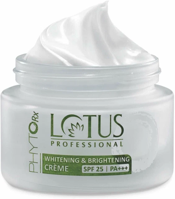 Lotus Professional Phyto Rx Whitening And Brightening Creme, SPF 25 PA+++, 50gm