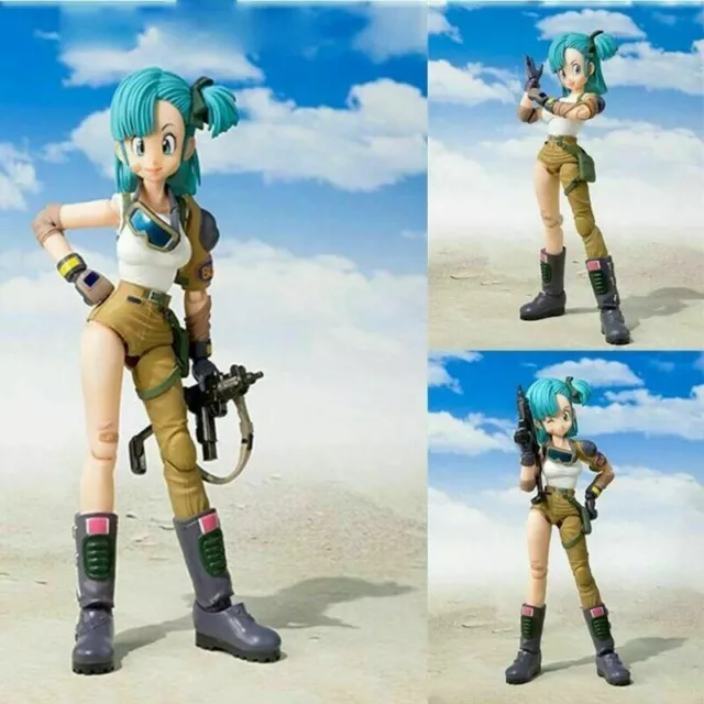 Anime Dragon-ball BULMA Action Figure Movable Model Toy Gift in Box 15cm