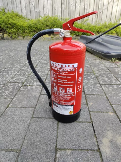 Feuerlöscher 6 kg abc Pulver Göckler