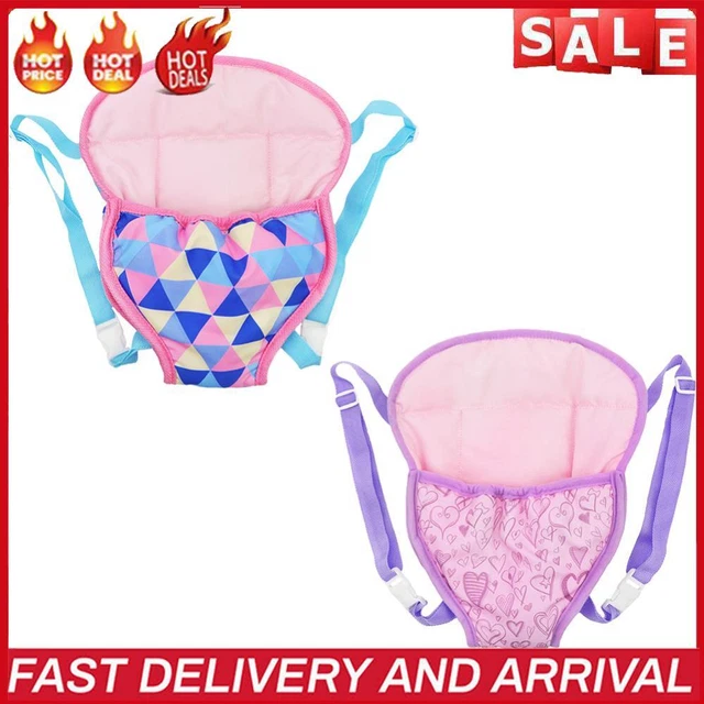 Outdoor Doll Travel Storage Bag with Adjustable Straps for New Born Baby Doll