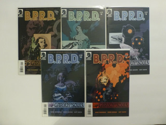 Dark Horse BPRD Garden of Souls Complete set #'s 1 2 3 4 5 Mignola Comic Book
