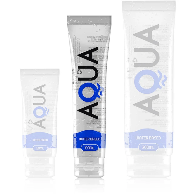 Aqua Quality Lubricante Base De Agua 100Ml Suave Y Sedoso, Sin Olor