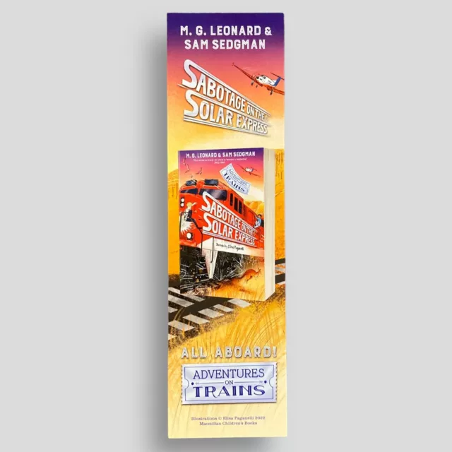 Sabotage On The Solar Express Collectible Promotional Bookmark -not the book