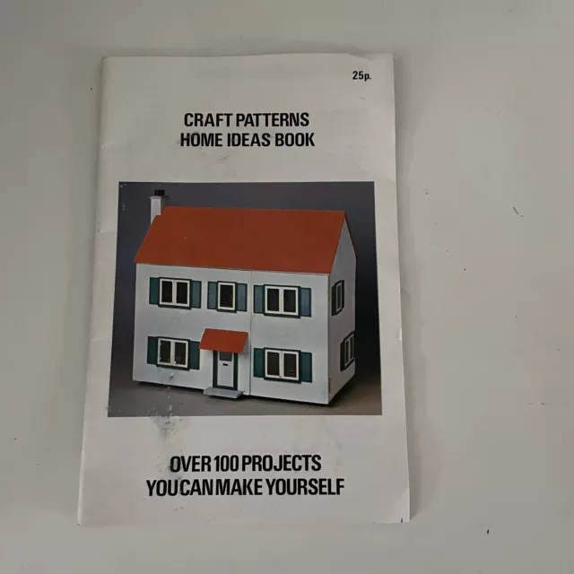Vintage HANDWERK MUSTER Home Ideen Buch Projekte und Design baut Katalog