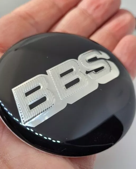 4x 65MM Für BBS Schwarz Felgensticker Aufkleber Nabendeckel Nabenkappen Emblem