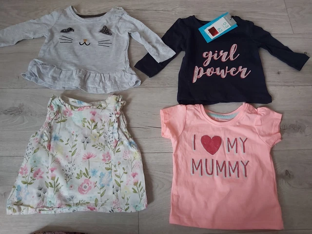 Pacchetto di vestiti enormi bambina 0-3 mesi 30 articoli inc SUCCESSIVO, bambino Disney #1 3