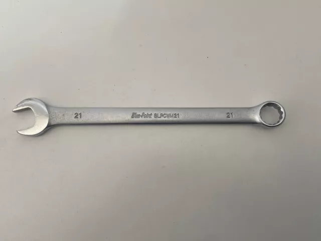 Blue Point 21mm Long Combination Spanner Wrench BLPCWM21 - As Sold by Snap On