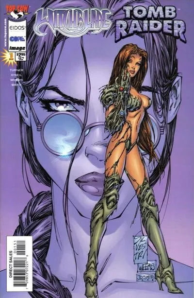 Witchblade Tomb Raider #1 Covers A & B 1998 Image Comics - 9.8 Nice!
