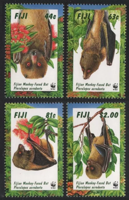 Fidschi 1997 - Mi-Nr. 812-815 ** - MNH - Flughund / Flying fox