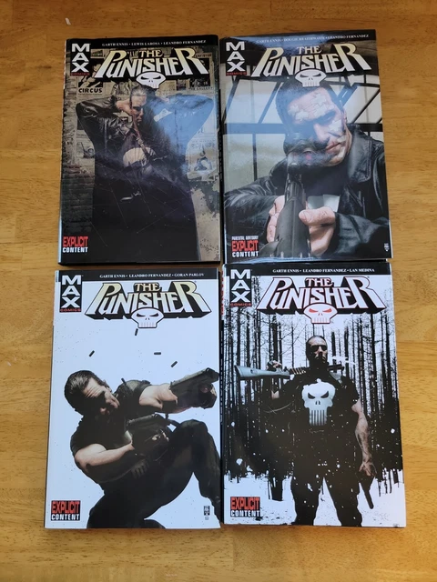 Punisher Max by Garth Ennis Omnibus Vol 1-4 complete set marvel comics
