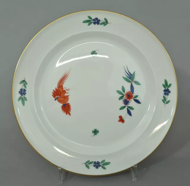 (M2472) Meissen Teller, Vogel mit Kakiemon Blumen, D=18cm, H= 2cm