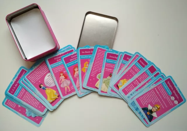 Disney Prinzessin 50 lustige Spielideen Box mit Karten neuwertig 2