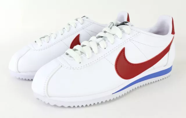 Big Kid's Nike Cortez Basic SL Forrest Gump Shoes 807471-103 White/Varsity Red 2