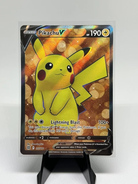 Pokémon TCG Pikachu V Sword & Shield: Brilliant Stars 157/172 Holo Ultra Rare