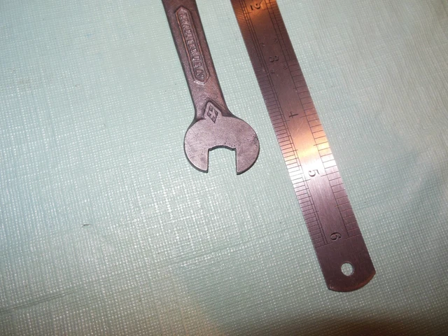 Vintage "Kraeuter Usa C1316" Open-End Wrench ~ 1/2 (1/4 Uss) & 13/32 (3/16 Uss) 2