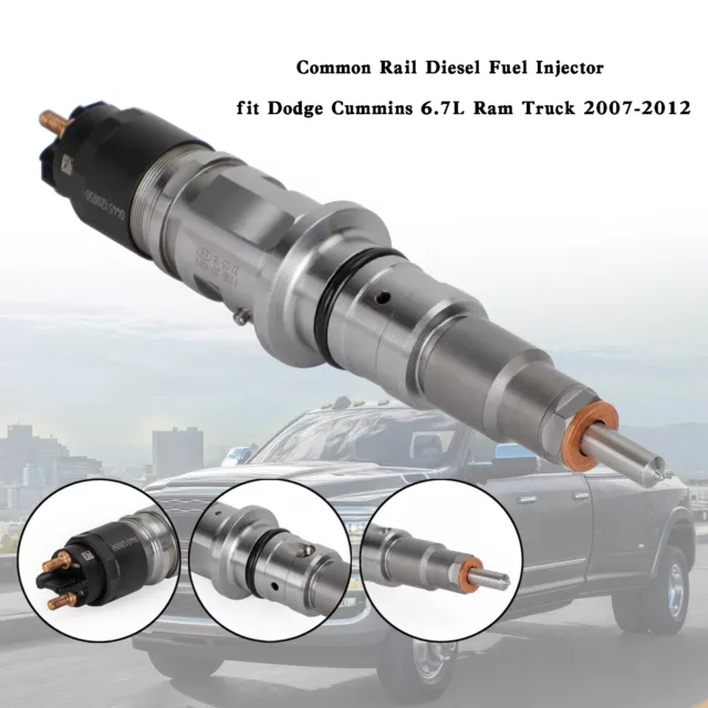 1PCS Common Rail Diesel Fuel Injector pour Cummins 6.7L Ram Truck 2007-12