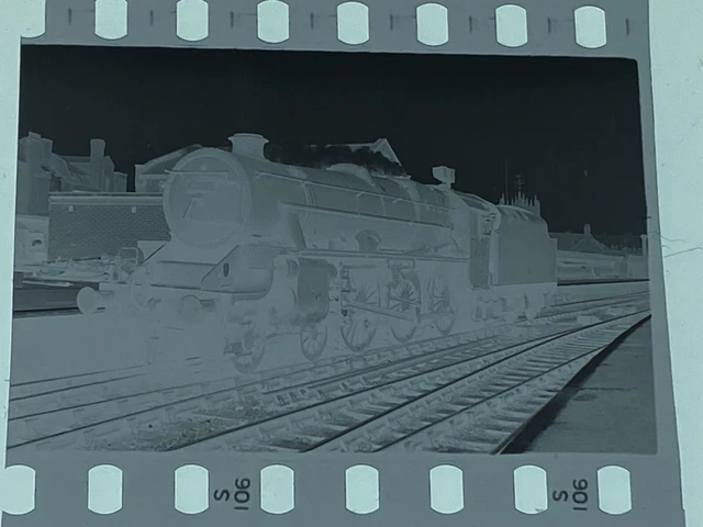 STEAM LOCOMOTIVE LOCO 45156 British Rail Railway Negative Ref 3M-5 £4. ...
