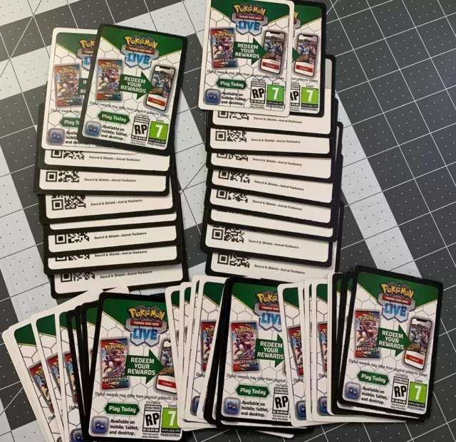 Pokemon TCG Online Code Cards x10 - Unused, Pick Your Set, *Codes Message*
