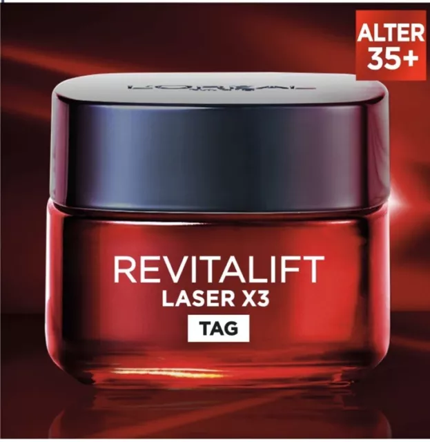 Loreal Paris RevitaLift Laser X3 Anti-Age Intensiv-Pflege Tag 2x50ml 3