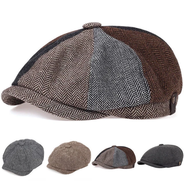 Argyle Green red Christmas Flat Cap, Peaky Blinders Hat, Baker Boy cotton Hat,Irish flat cap, Gatsby Hat, Summer Men Hat, Christmas flat cap