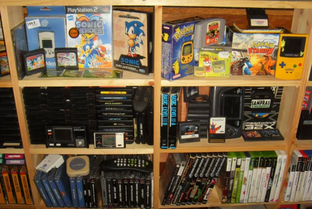 Lot de 400 jeux vidéos FONCTIONNELS + 10 GOODIES Sega Atari Nintendo Nes Snes 3