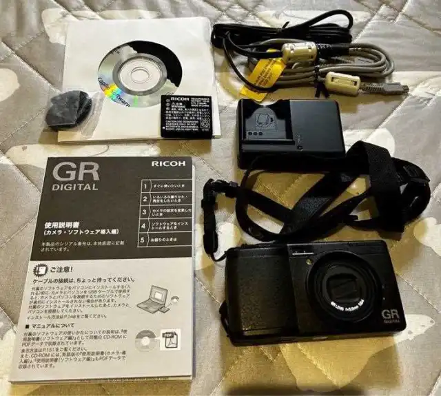 RICOH Digital Camera GR DIGITAL 8.1MP Black Used