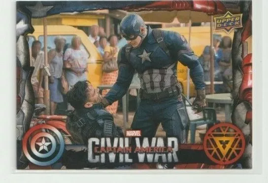 Marvel Captain America Civil War Trading Card Captain America Crossbones #12