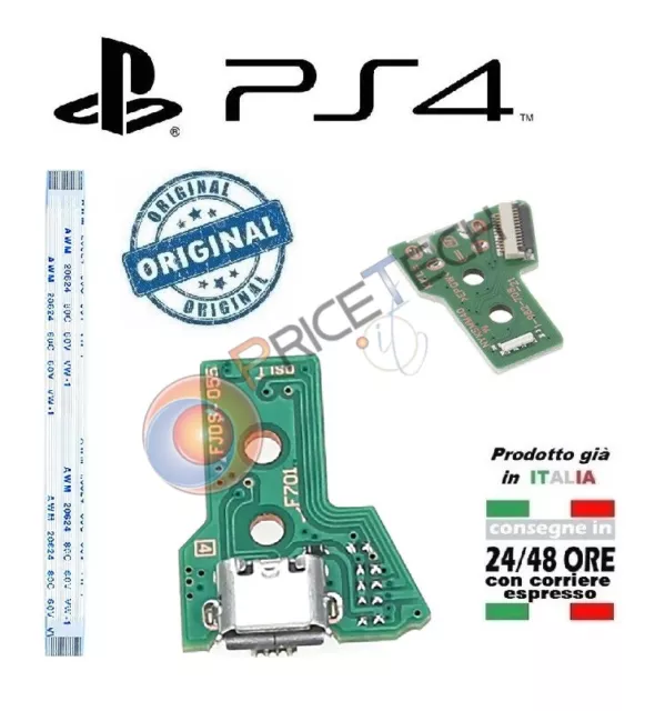 CONNETTORE DI RICARICA PCB PLAYSTATION 4 JDS-030 - (Console - PS4 Sony);