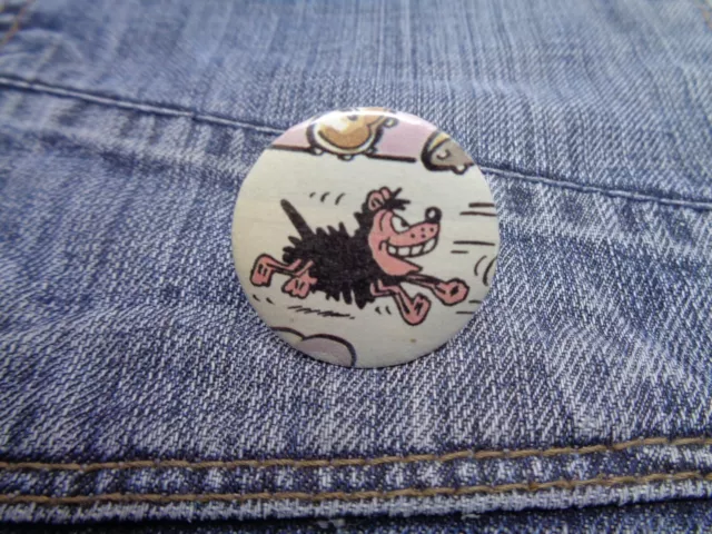BEANO Dennis the Menace & Gnasher Pin Button Badge (32mm) Made from Comic Strips