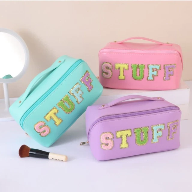 Capacity Organ Pillow Cosmetic Bag PU Makeup Bags Toiletry Bag Cosmetic Bag