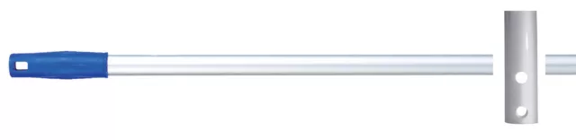 Blue 137cm (54") Aluminium Mop Handle by Contico - YYLB0701L