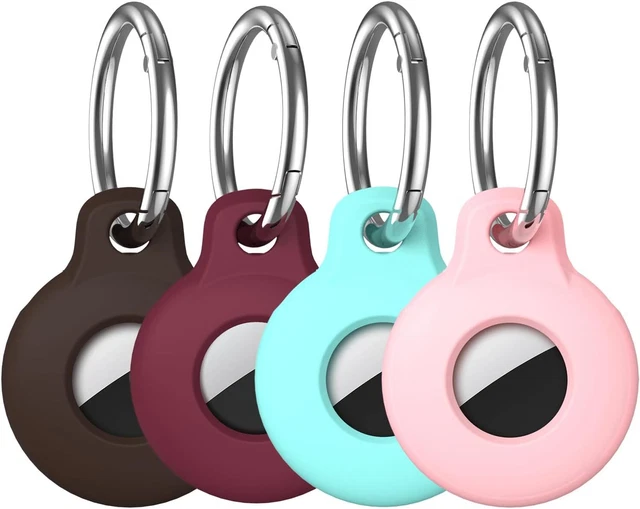 VAGAWEI 4 Pack Airtag Holder Compatible with AirTag, Airtag GPS Tracker with