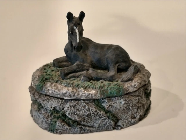 Collectible Decorative Horse Jewelry Keepsake Trinket Box Gift Farm Ranch