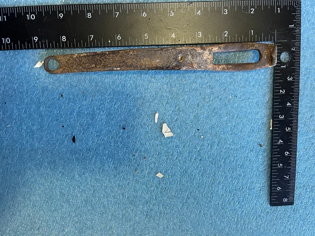 1800's original Wrought Iron barn Door  Hasp  8.5"