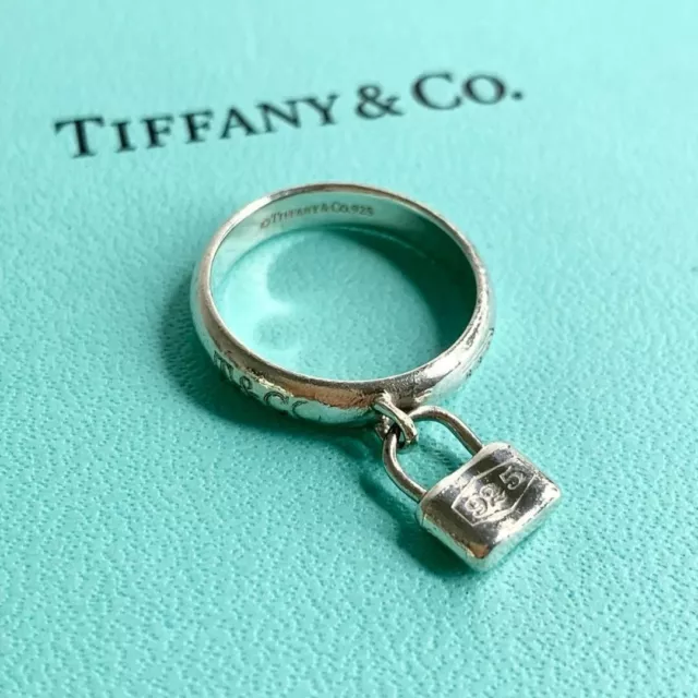 TIFFANY & Co. Tiffany 1837 Kettenschloss Charm Y44 925 Silber Schiff aus Japan