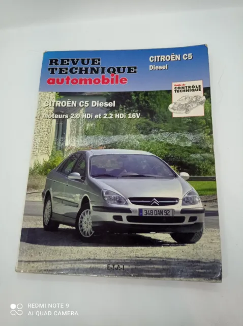 Revue Technique Citroen C5 D 2.0 2.2 HDi Auto Rta C5 Diesel