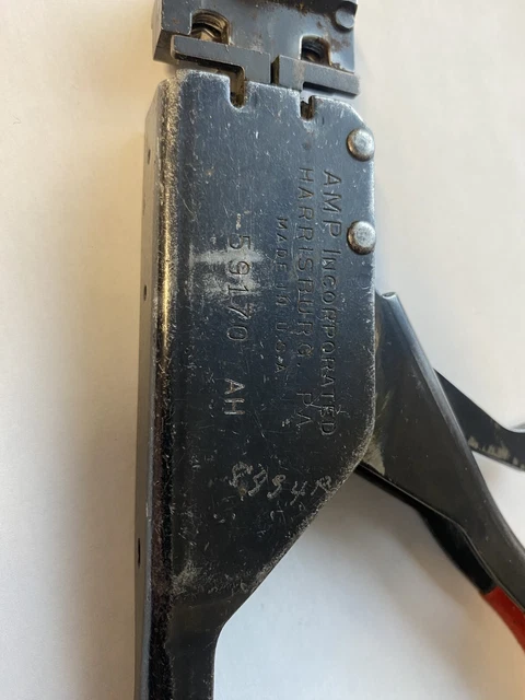 AMP / TYCO 59170 Controlled ratchet cycle hand crimp tool 22-14 awg ...